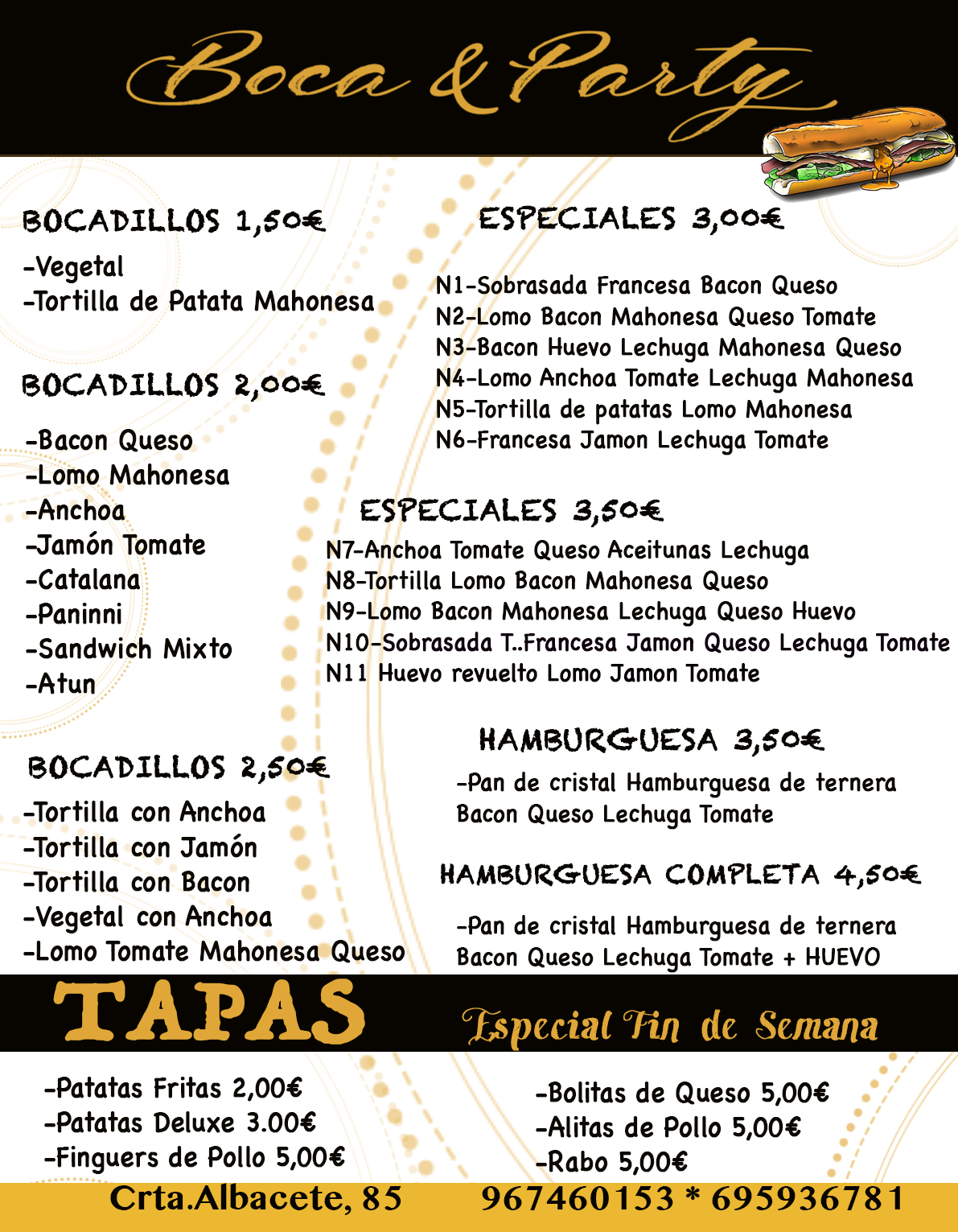 Boca&Party - restaurante en Casas ibañez - Logo del restaurante