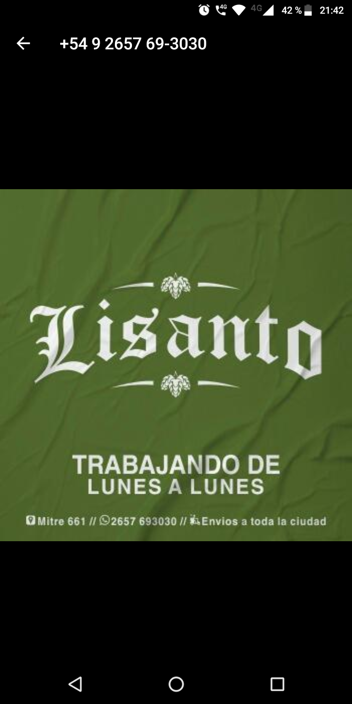Lisanto - restaurante en Villa Mercedes - Logo del restaurante