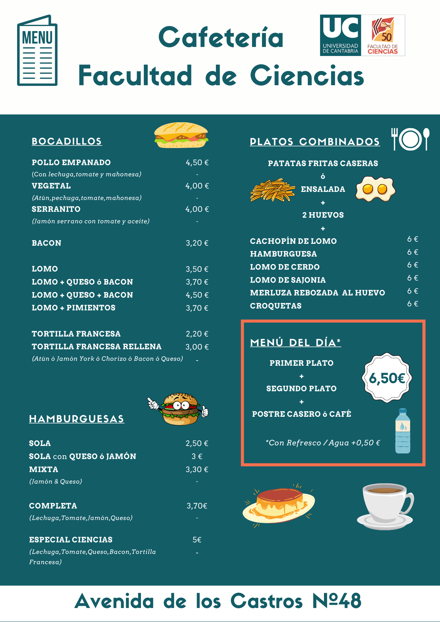 Cafetería Facultad de Ciencias - restaurante en Santander - Logo del restaurante