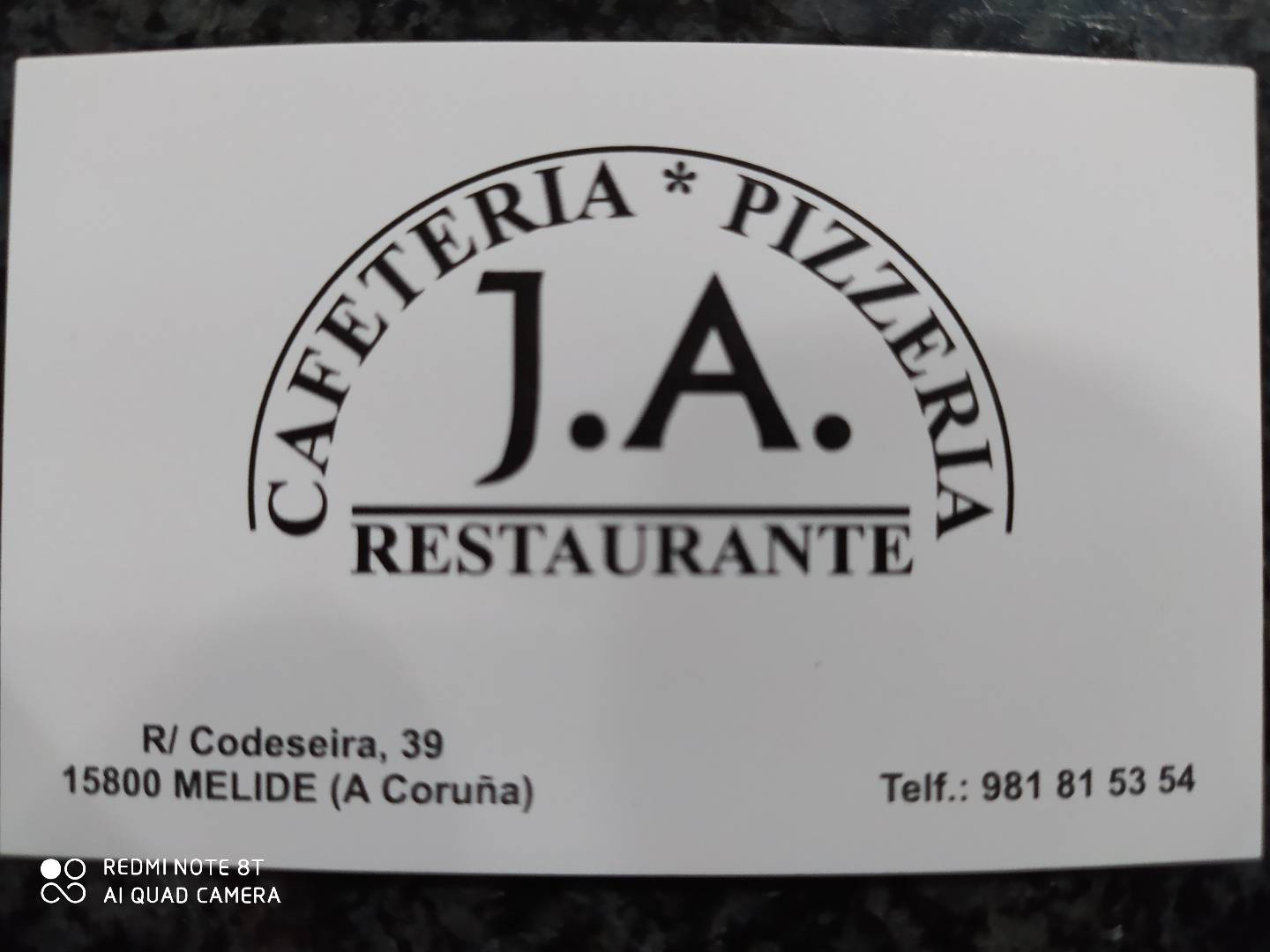 Pizzería restaurante JA - restaurante en Melide - Logo del restaurante