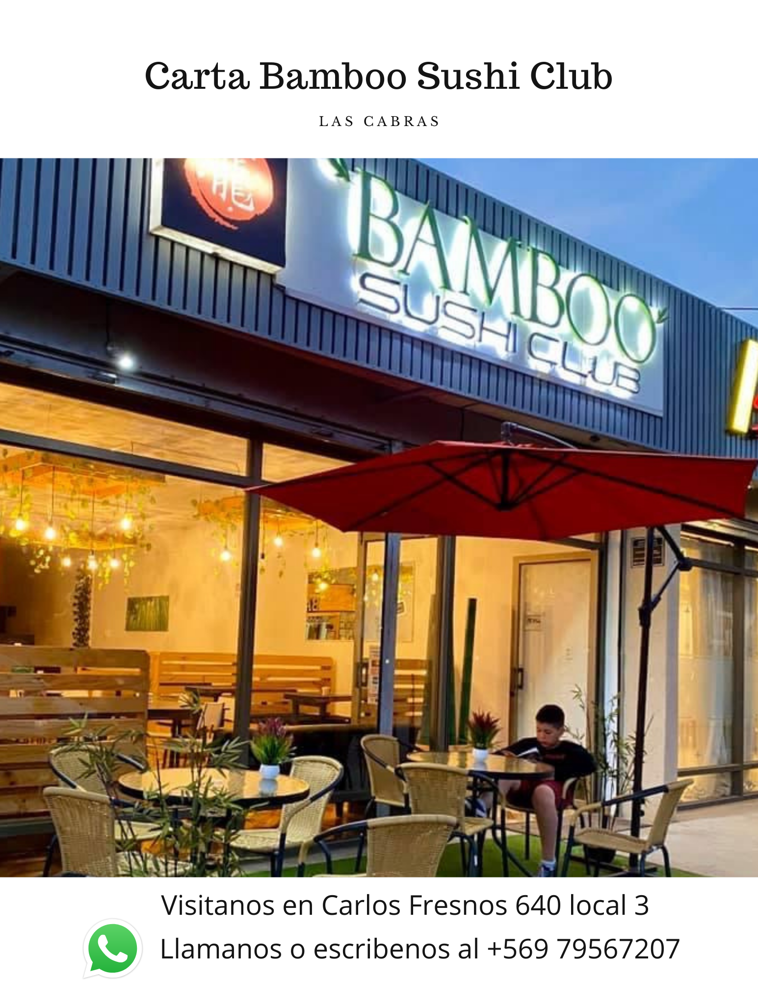 Bamboo sushi club  - restaurante en Las Cabras - Logo del restaurante