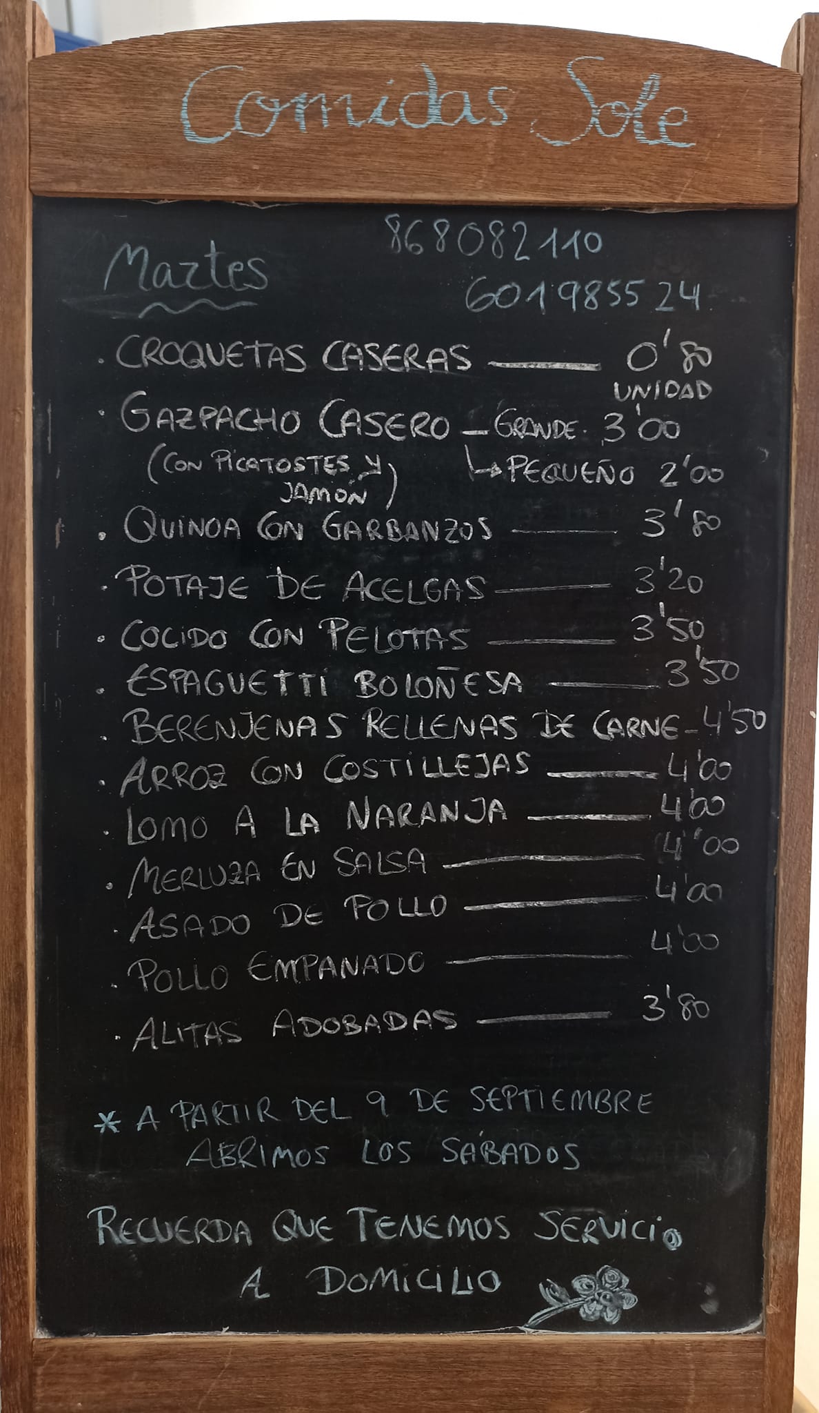 Comidas para llevar Sole - restaurante en Alhama de Murcia - Logo del restaurante