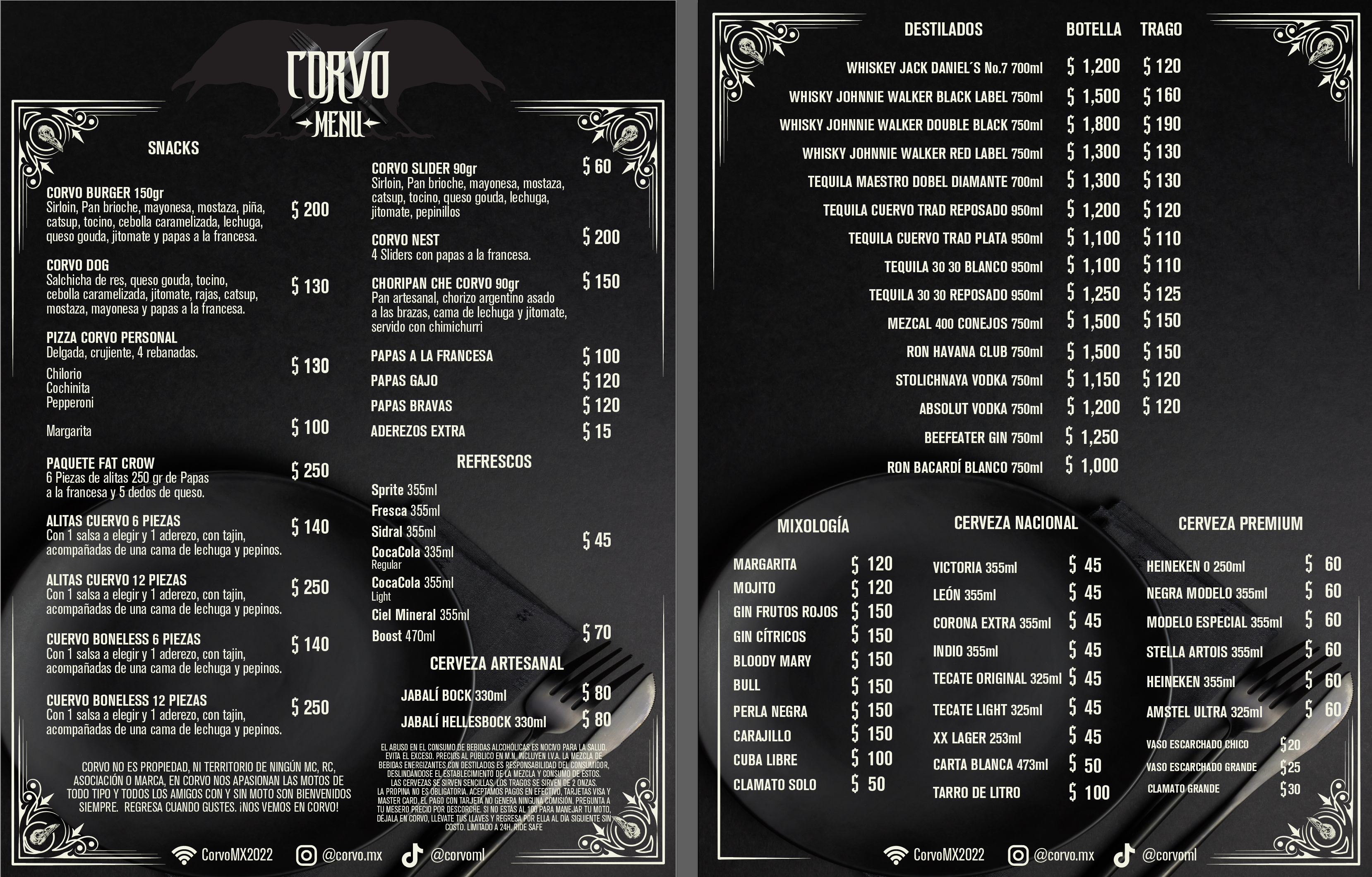 Corvo - restaurante en Ciudad de México - Logo del restaurante