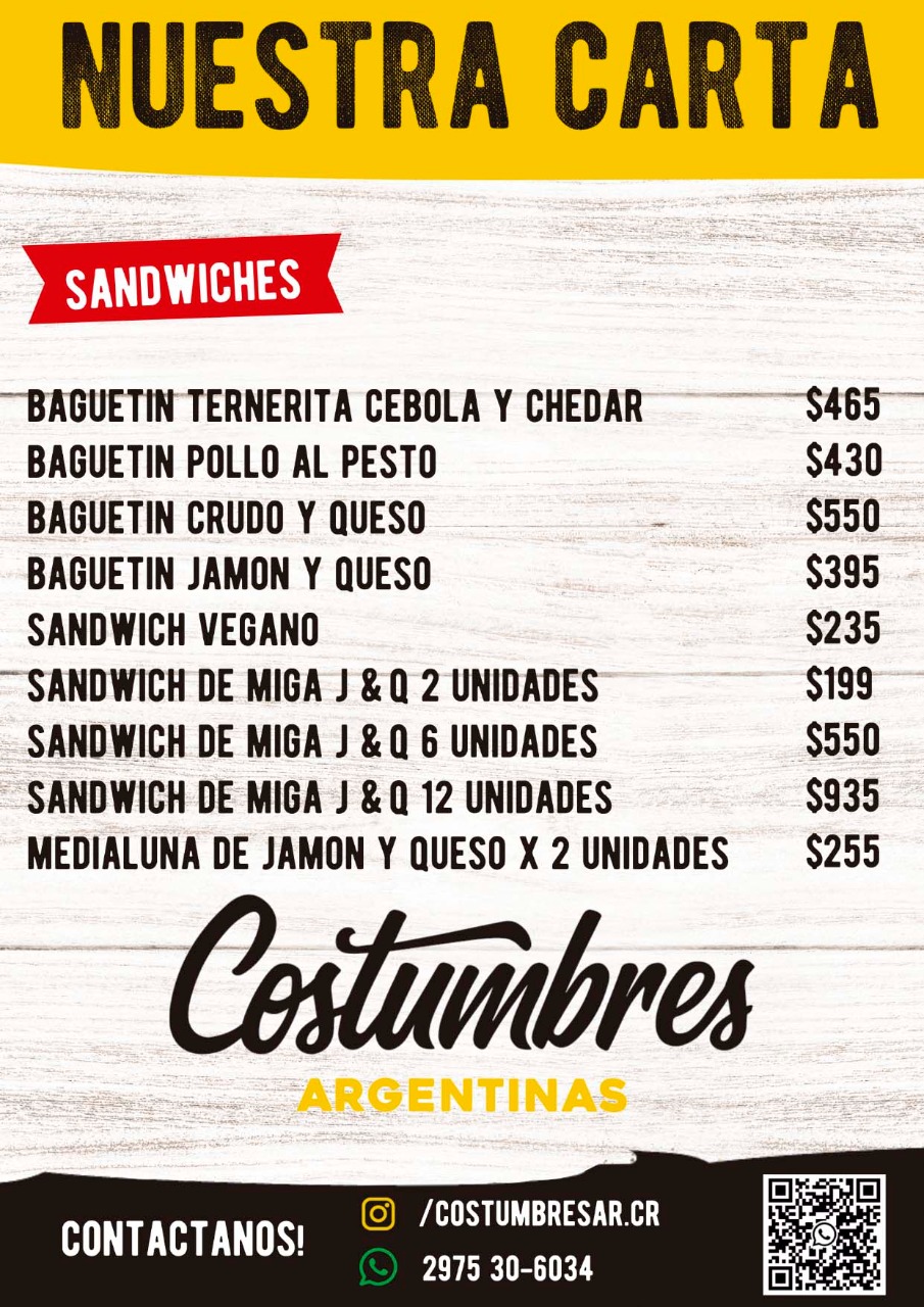 Costumbres argentinas - restaurante en Comodoro Rivadavia - Logo del restaurante