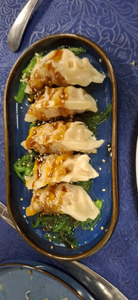 GYOZAS DE GAMBA - restaurante en Kabuky - Aguilas