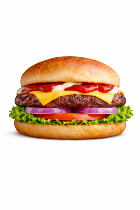 Classic burger 6,00€ - Restaurante en The best food - RESIDENCIAL EL QUIÑON