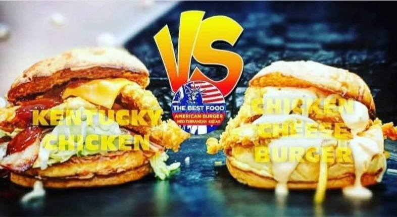 Chicken cheese burger 8.00€ - restaurante en The best food - RESIDENCIAL EL QUIÑON