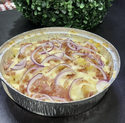 Sweet onion cheese fries 8,00€ - restaurante en The best food - RESIDENCIAL EL QUIÑON