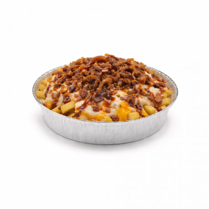 Smoky cheese fries 8,50€ - Restaurante en The best food - RESIDENCIAL EL QUIÑON