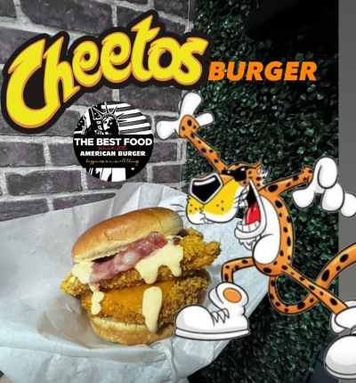 Cheetos burger 9.00€ - restaurante en The best food - RESIDENCIAL EL QUIÑON