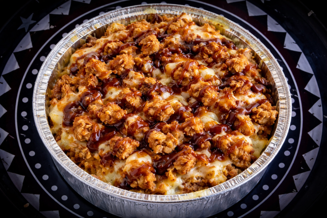 Nachos BBQ miel(NUEVO) 7,50€ - Restaurante en The best food - RESIDENCIAL EL QUIÑON