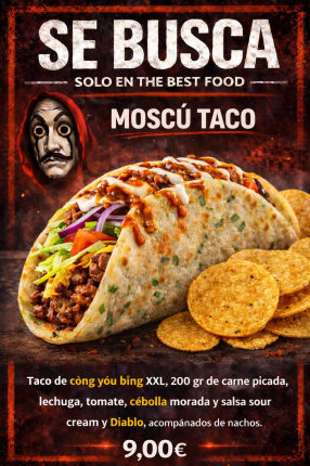 MOSCÚ Taco - restaurante en The best food - RESIDENCIAL EL QUIÑON