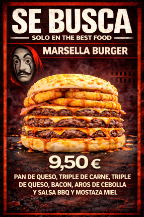 MARSELLA Triple beef - restaurante en The best food - RESIDENCIAL EL QUIÑON