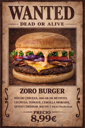 Zoro burger - Restaurante en The best food - RESIDENCIAL EL QUIÑON