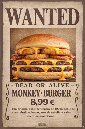 Monkey burger - Restaurante en The best food - RESIDENCIAL EL QUIÑON