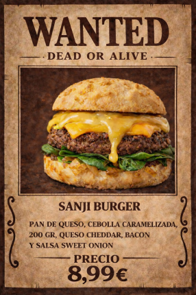 Sanji burger - restaurante en The best food - RESIDENCIAL EL QUIÑON