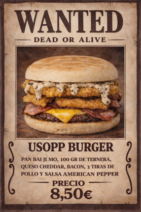 Usopp burger - Restaurante en The best food - RESIDENCIAL EL QUIÑON