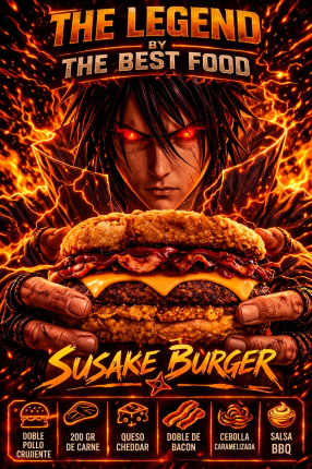 Susake burger 9,99€ - Restaurante en The best food - RESIDENCIAL EL QUIÑON