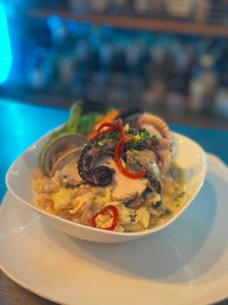 Rissotto Secretos del Mar - Restaurante en Secretos a Bordo - Recoleta, Santiago