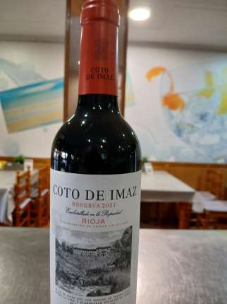 COTO DE IMAZ RESERVA 2021 - restaurante en L'Arizona Bar - La Pobla Llarga