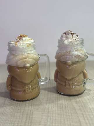 Turrón latte - restaurante en La tentación - Mieres