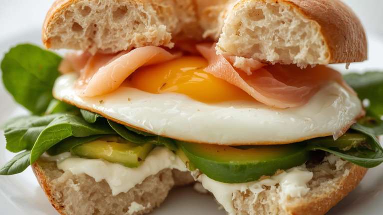 Bagel Ahumado - cafeteria en Shelbyville Café - Sevilla