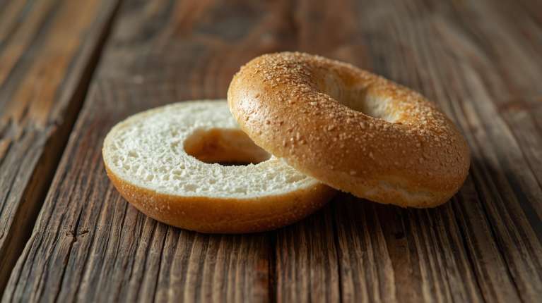 Pan de bagel - cafeteria en Shelbyville Café - Sevilla