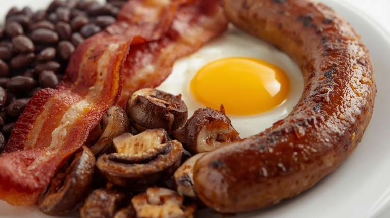 Desayuno inglés - cafeteria en Shelbyville Café - Sevilla