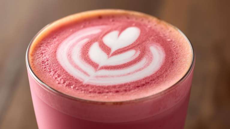 PINK LATTE -- Energía Natural -- Disponible con café +0.6€ - cafeteria en Shelbyville Café - Sevilla