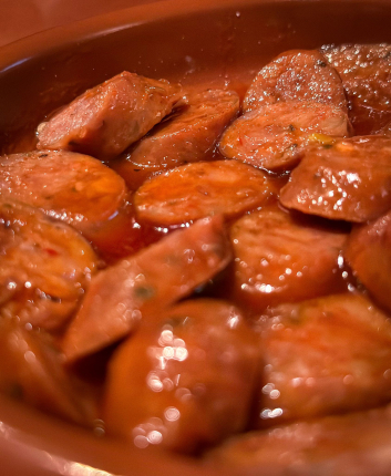 CHORIZO A LA SIDRA - restaurante en DON PORFI - Barcelona