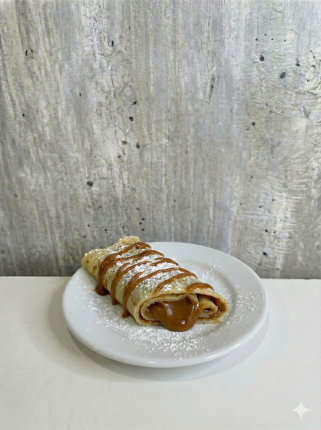 Panqueque con dulce de leche o crema - cafeteria en Cuca y Manuel - Caba - San Telmo
