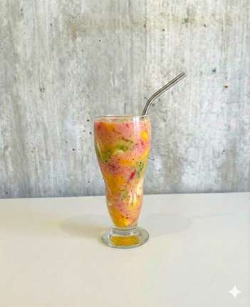 Licuado multifrutal con agua - cafeteria en Cuca y Manuel - Caba - San Telmo