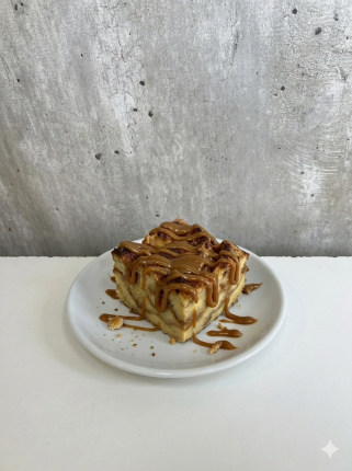 Budín de Pan con dulce de leche  - cafeteria en Cuca y Manuel - Caba - San Telmo