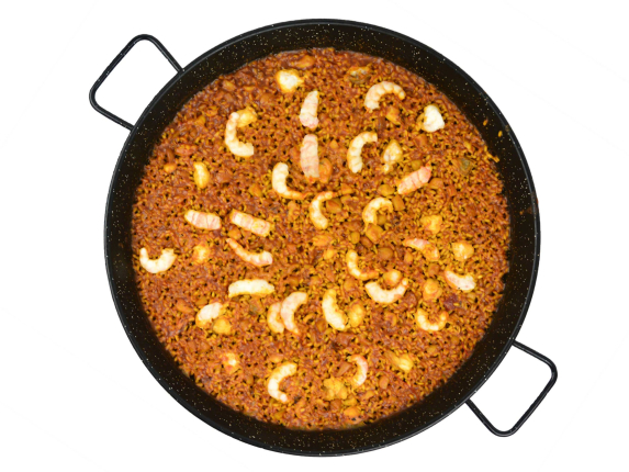 Arroz del señoret (Arroz, cola de gambón, mejillón, rape y chipirón) - bar en Venecia Coffee-Bar - Villafranca del Bierzo