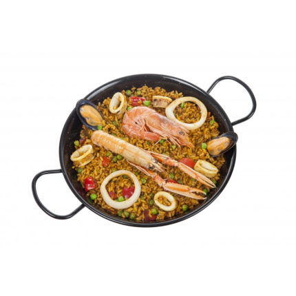 Paella de marisco (Arroz, cigala, gamba, calamar, mejillón) - bar en Venecia Coffee-Bar - Villafranca del Bierzo