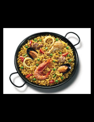 Paella mixta (Arroz, pollo, mejillón, chipirón, calamar, gamba, guisantes) - bar en Venecia Coffee-Bar - Villafranca del Bierzo