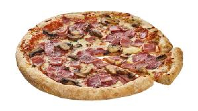 Speciale (Tomate, mozzarella, salami, jamón cocido y champiñones asados) - bar en Venecia Coffee-Bar - Villafranca del Bierzo