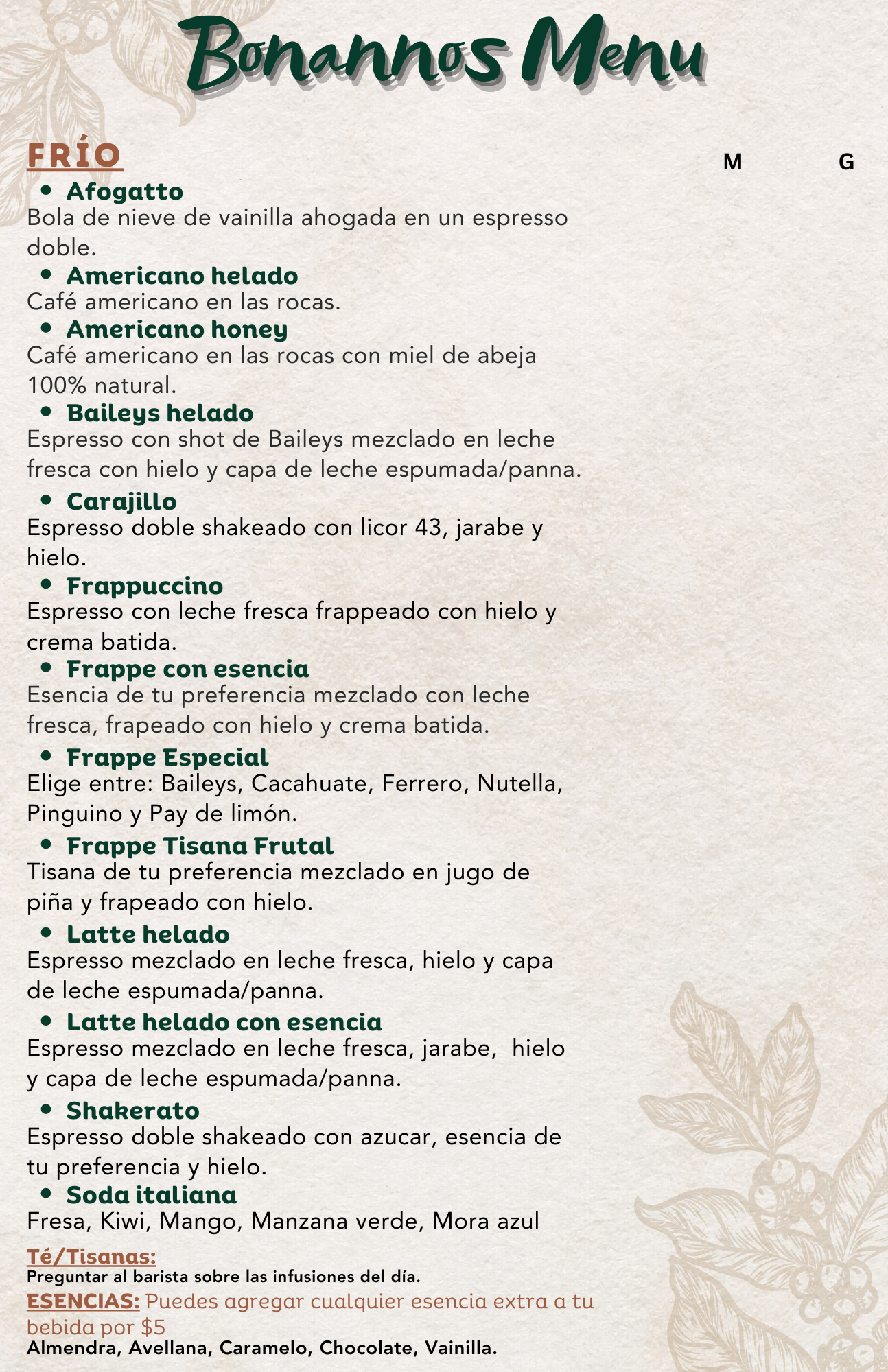 Bonannos Coffee Shop  - Imagen 2 - cafeteria en Santiago Papasquiaro 