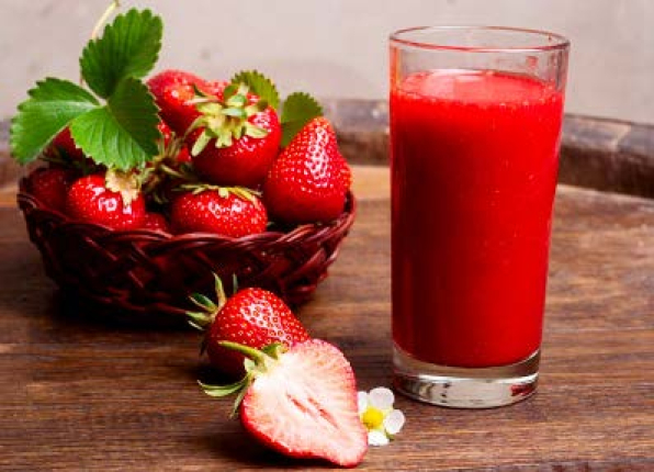 JUGO DE FRUTILLA - restaurante en RESTAURANT KUNFO - santiago