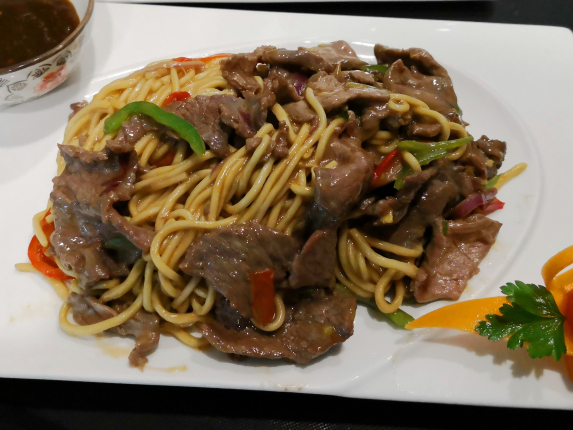 CHAUMIN CARNE CEBOLLIN - restaurante en RESTAURANT KUNFO - santiago