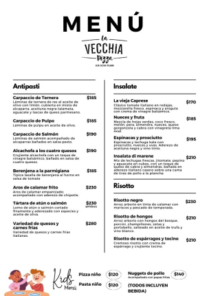 La Vecchia Pizza - Imagen 1 - restaurante en Cancún