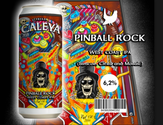 4 Caleya Pinball Rock - bar en Haedo Craft Beer - Barcelona (08030)