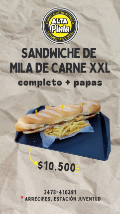 Carrito Alta Pinta - Imagen 5 - comida_rapida en Arrecifes