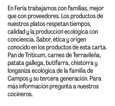 Feria Tirso - Imagen 1 - restaurante en Madrid